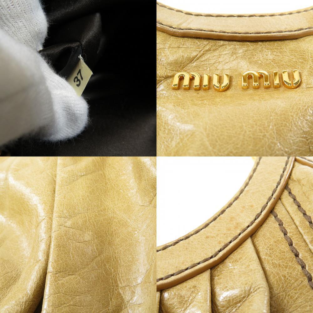 Miu Miu leather bag shoulder Black - Picture 7 of 11